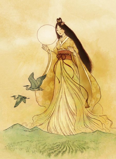 Японская богиня солнца аматэрасу