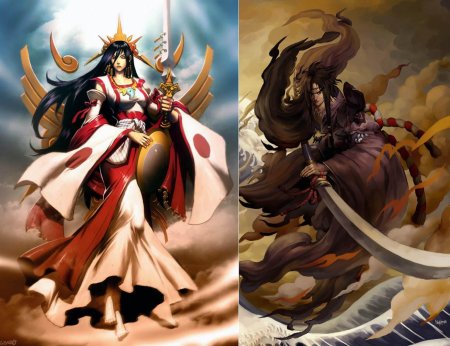 Аматерасу японская богиня