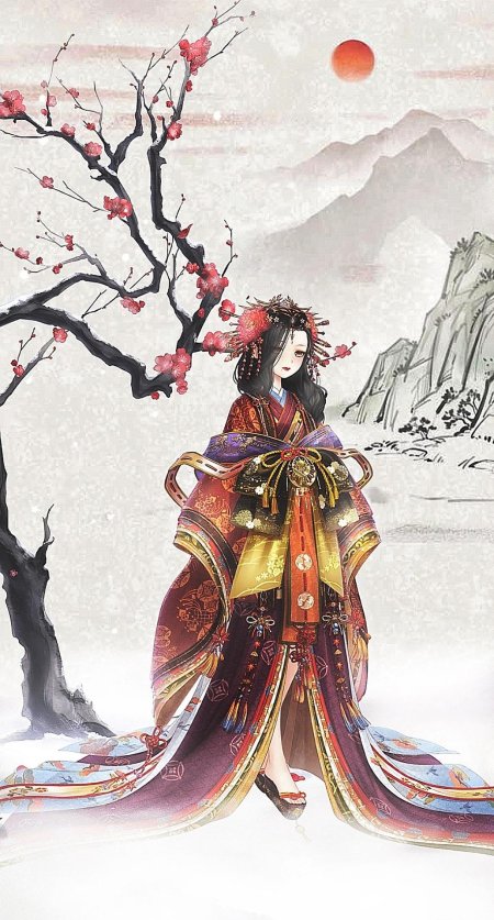 Японская живопись гейши