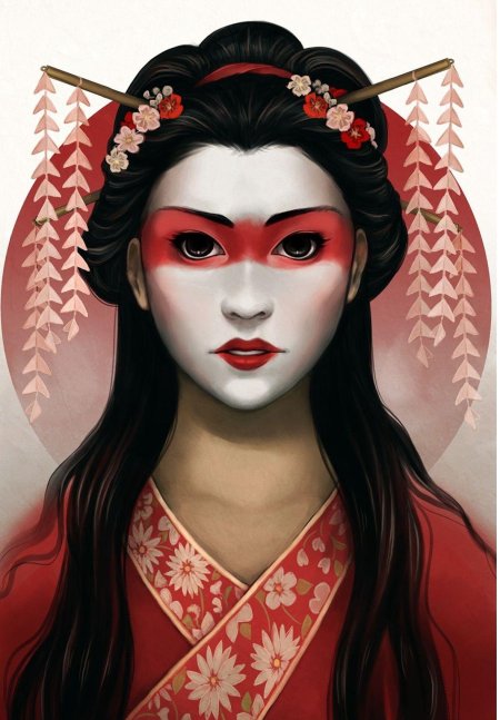 Гейша японская