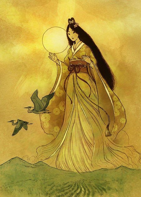 Японская богиня аматэрасу