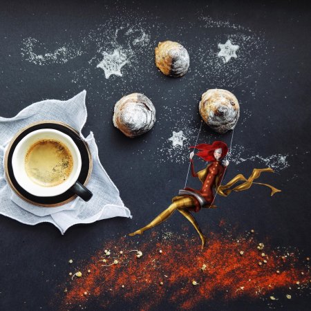 Итальянская художница cinzia bolognesi утро