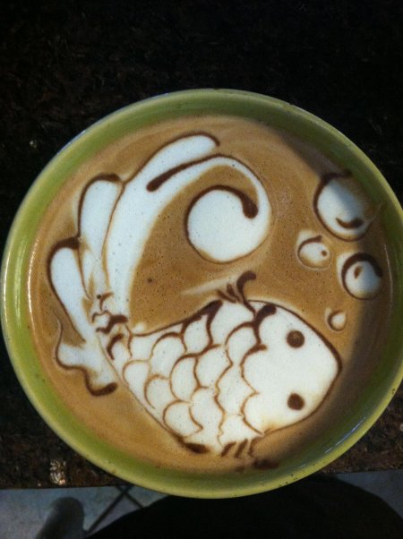 Капучино латте арт