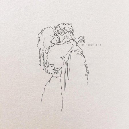 Влюбленные карандашом