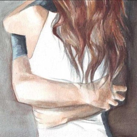 Объятия акварель