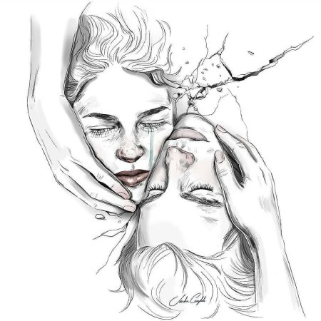 Влюбленные рисунки