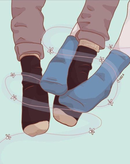 Пары аниме милые