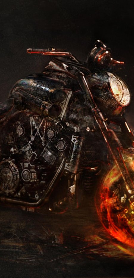 Мотоцикл призрачного гонщика