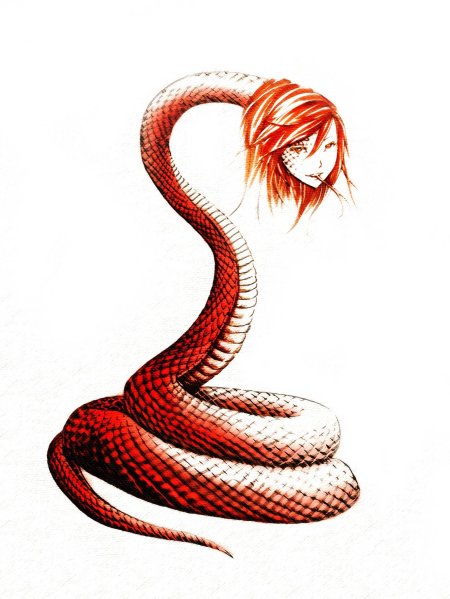 Змея кобра нагайна