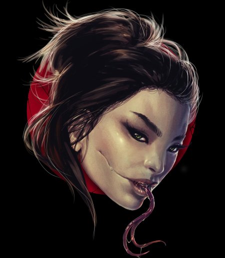 Вампир арт девушка