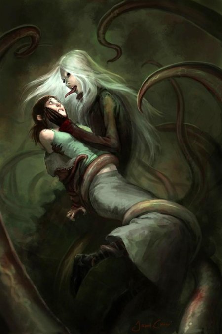 Девушка и монстр любовь