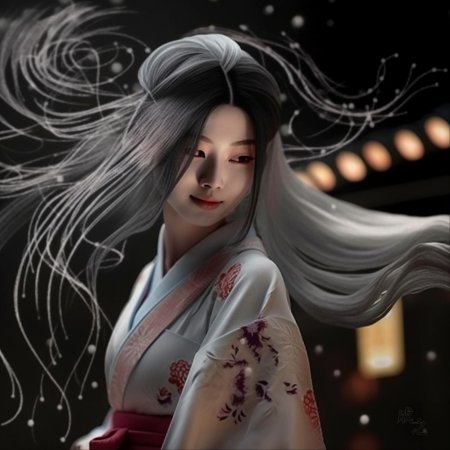 Красивая японская девушка