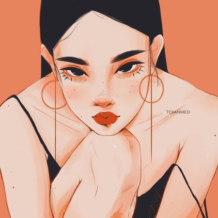 Рисунки девушек эстетика