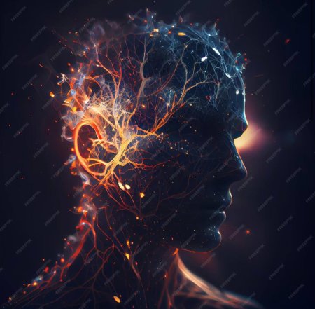 Мозг с нейронами