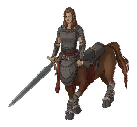 Китоврас кентавр арт фэнтези