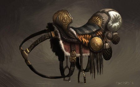 Референс дракон с седлом