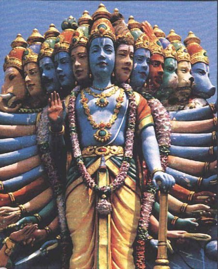 Индийский бог вишну