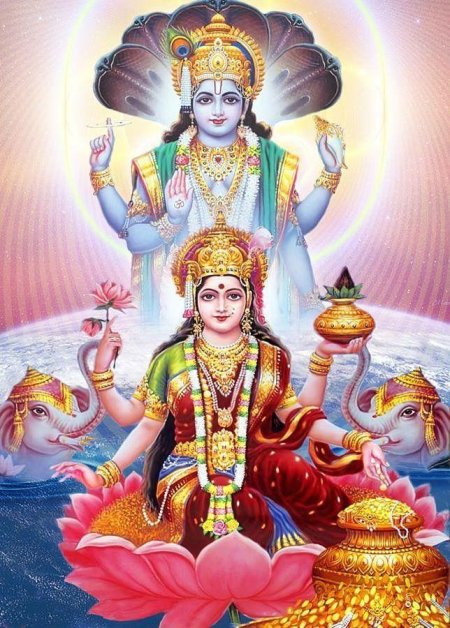 Вишну и лакшми