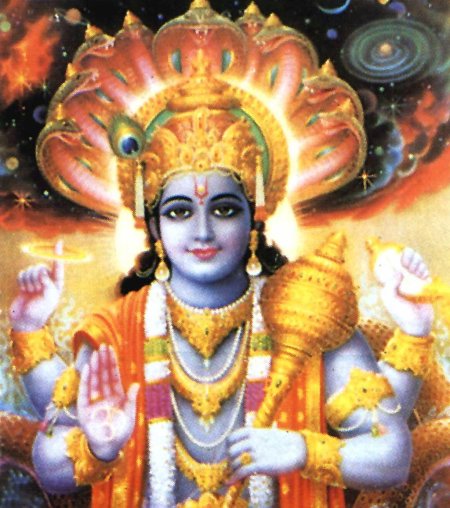 Индийский бог вишну