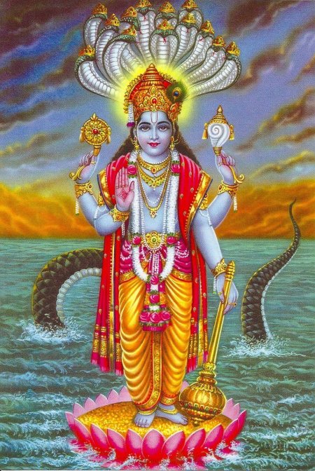 Индийский бог вишну