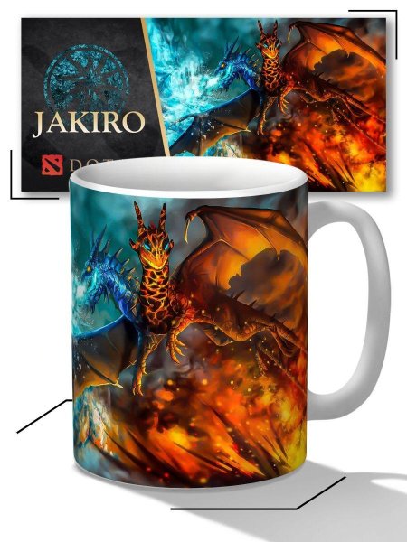 Кружка игра дота 2 dota 2 jakiro джакиро жакиро