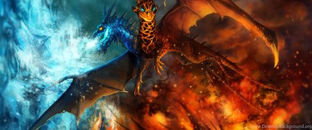 Дракон огненный