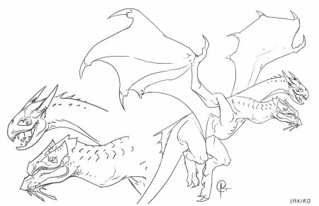 Рисунок дракона для срисовки
