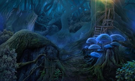 Волшебный лес фэнтези