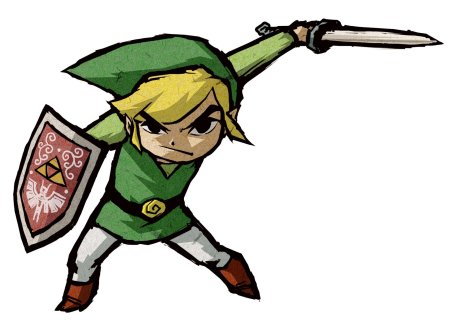 The legend of zelda wind waker линк