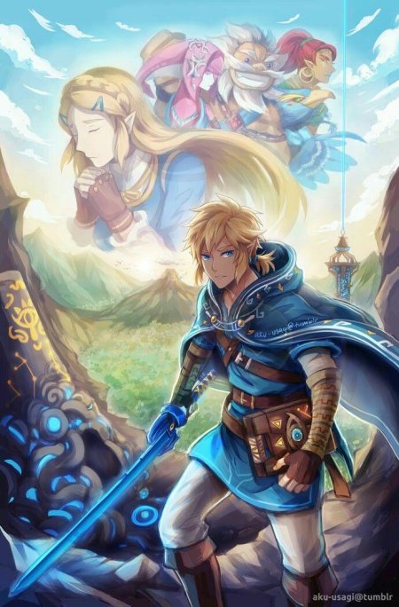 Линк арт the legend of zelda