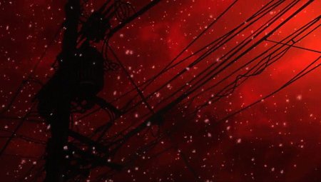 Красный фон аниме