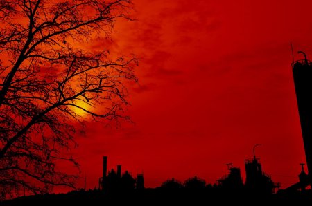 Красное небо