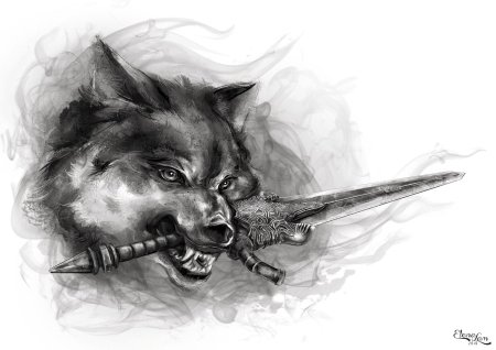 Волки тату эскизы