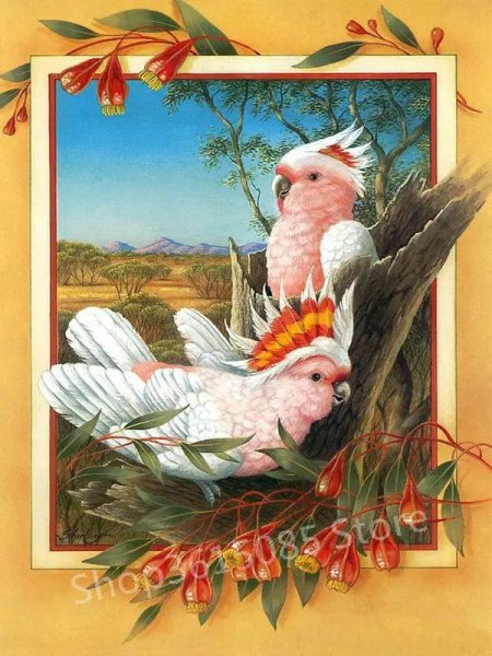 Джон гульд попугаи