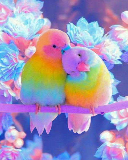 Влюбленные попугаи