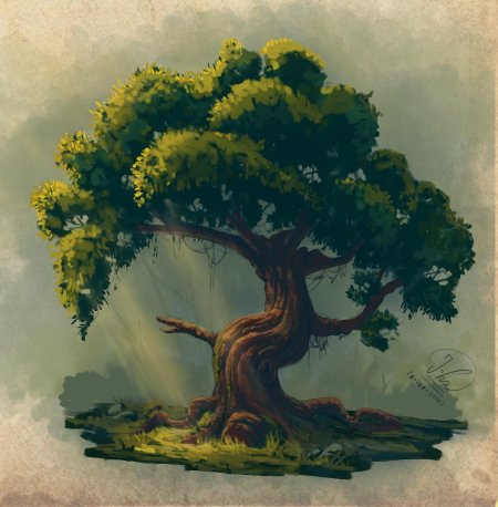 Дерево мультяшная