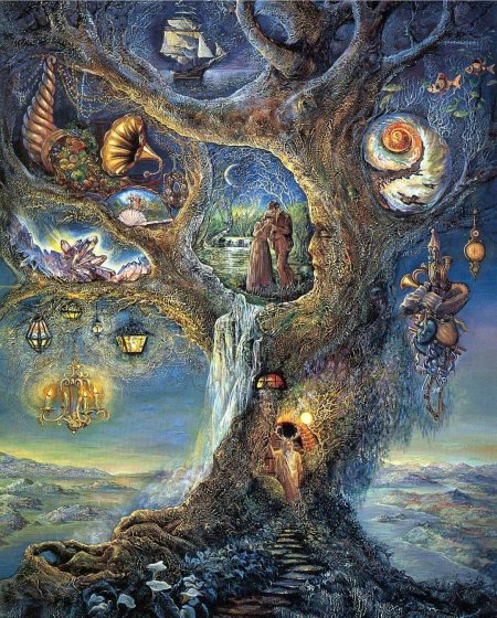 Картины жозефина уолл дерево