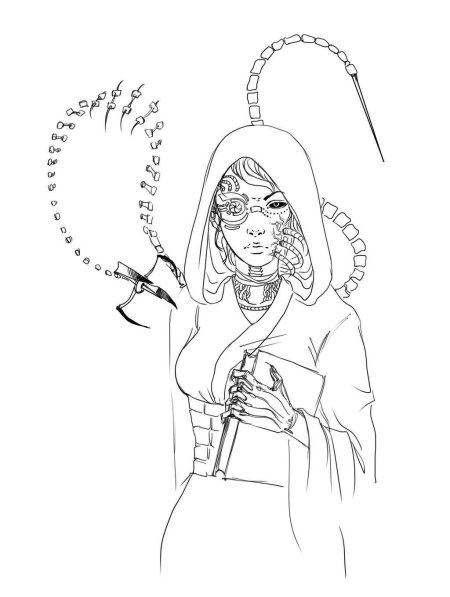 Warhammer адептус механикус девушка