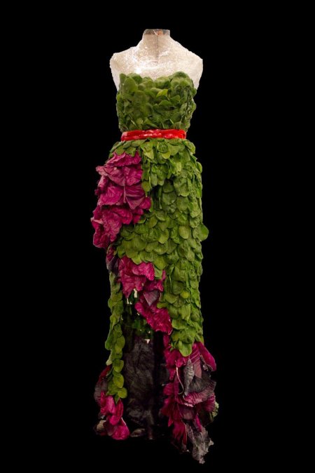 Платья из цветов