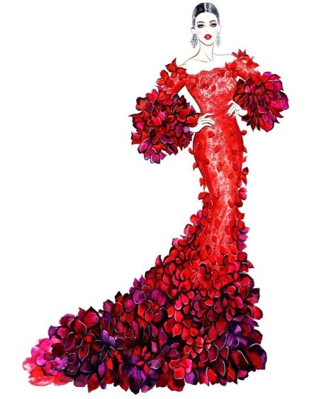 Фэшн иллюстрации