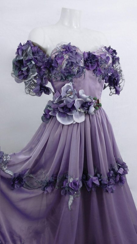 Шифоновое платье фэнтези