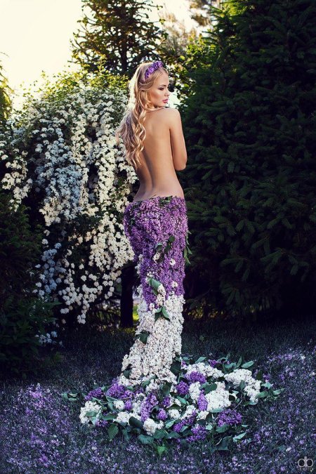 Фотосессия в цветах