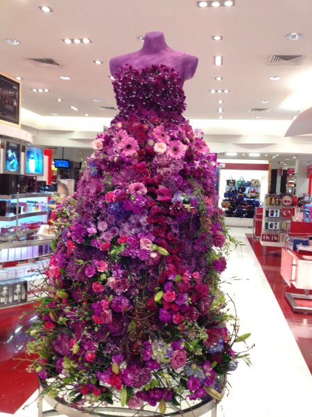 Платье цветочное