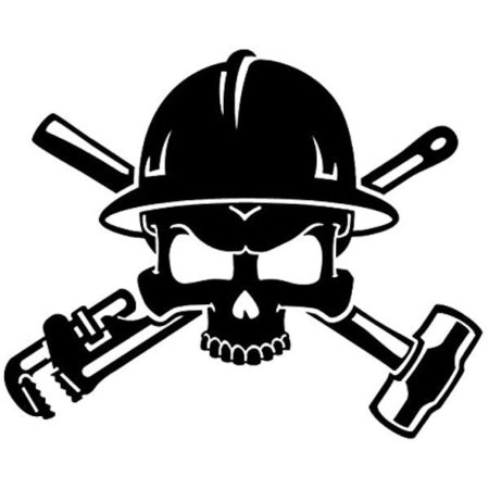 Наклейки череп