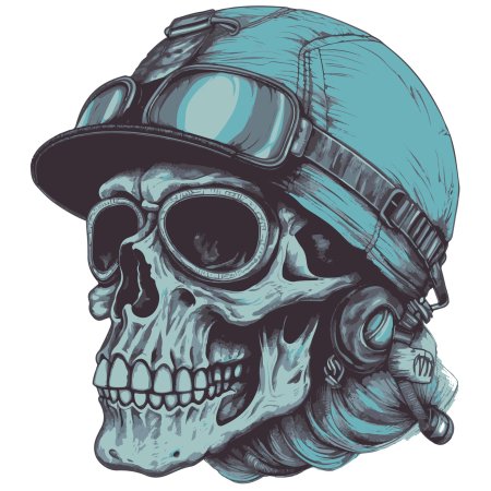 Вектор череп