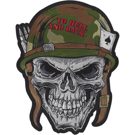 Патч вьетнам нашивка череп