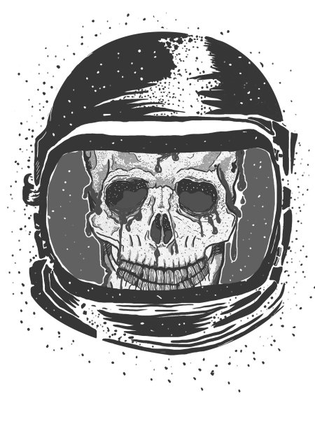 Череп в скафандре