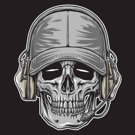 Солдат с черепом