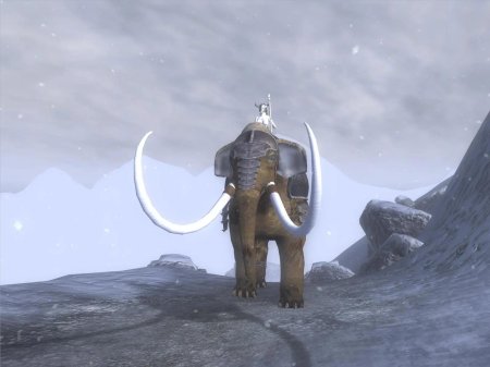 Skyrim ездовой мамонт