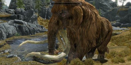 Skyrim мамонт